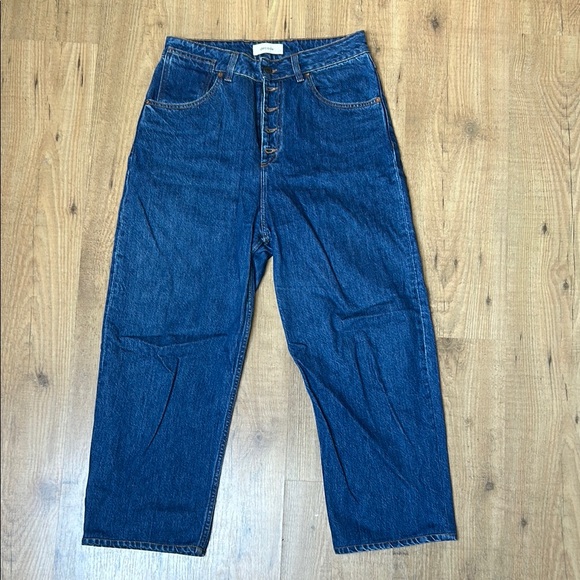 Dark Wash Decade Studio Bonnie Straight Leg Jeans - Picture 1 of 6